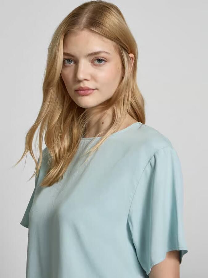 Marc O'Polo DENIM Relaxed fit blouseshirt met structuurmotief - Foto 2