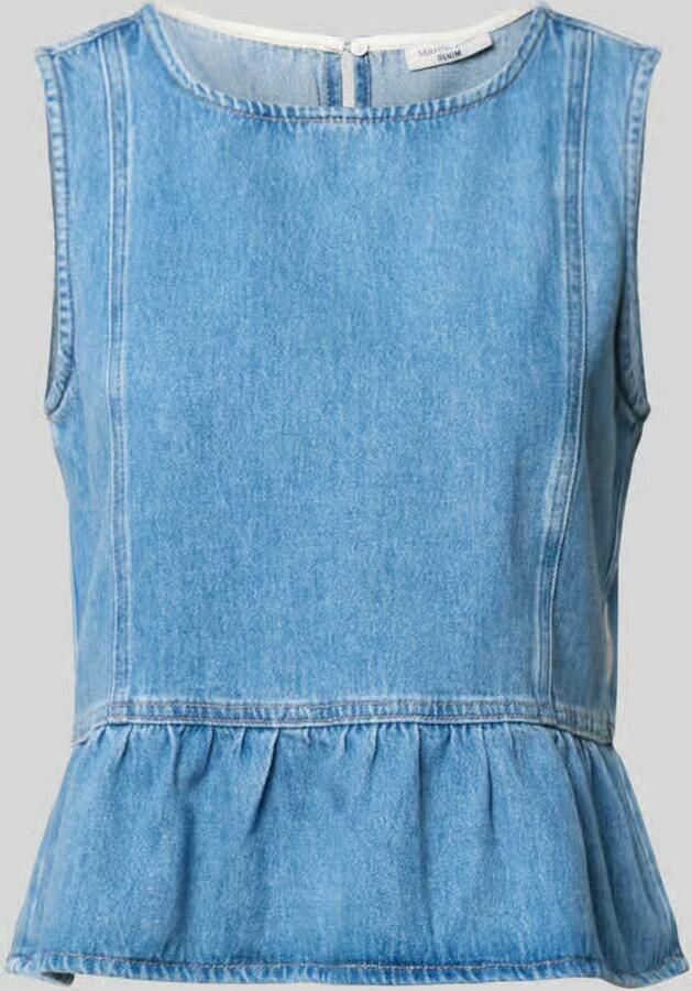 Marc O'Polo DENIM Relaxed fit blousetop van puur katoen - Foto 2