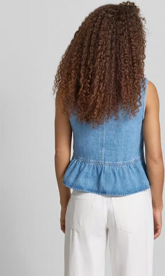 Marc O'Polo DENIM Relaxed fit blousetop van puur katoen - Foto 2