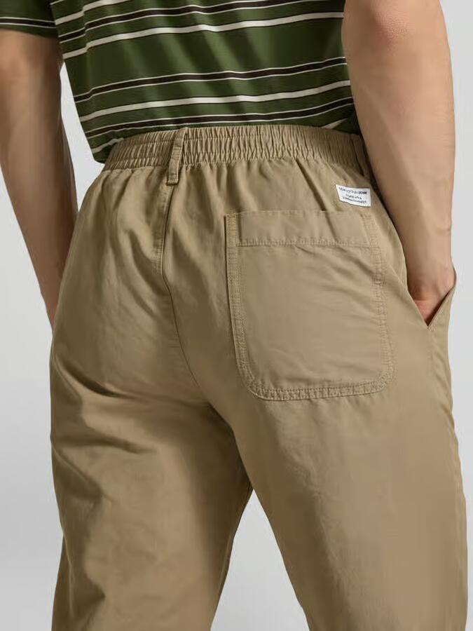 Marc O'Polo DENIM relaxed fit chino van mix van katoen en linnen model 'FILIP RELAXED'