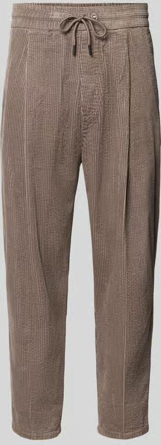 Marc O'Polo DENIM relaxed fit corduroy broek van zuiver katoen model 'VIGGO CROPPED'