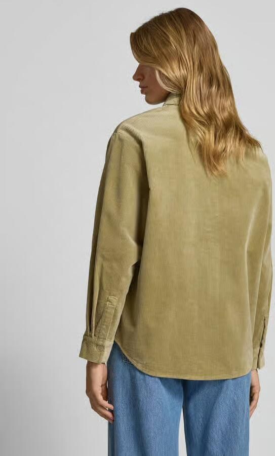 Marc O'Polo DENIM Relaxed fit overhemdblouse van katoenmix