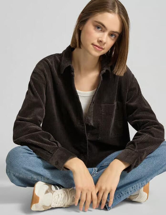 Marc O'Polo DENIM Relaxed fit overhemdblouse van puur katoen - Foto 2