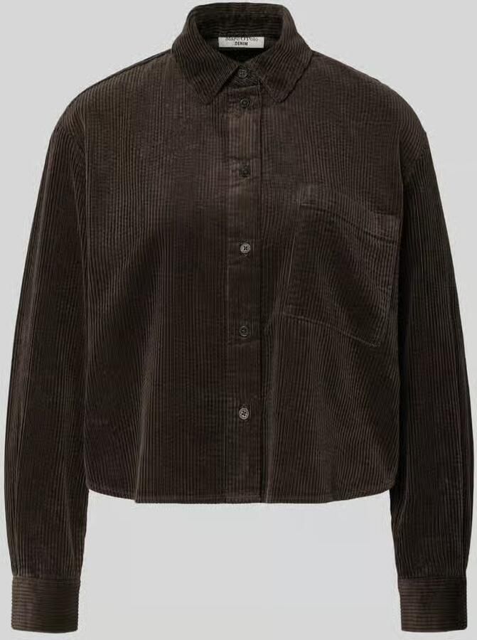 Marc O'Polo DENIM Relaxed fit overhemdblouse van puur katoen