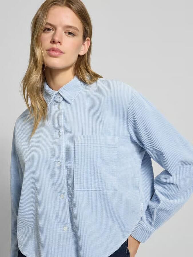 Marc O'Polo DENIM Relaxed fit overhemdblouse van puur katoen - Foto 2