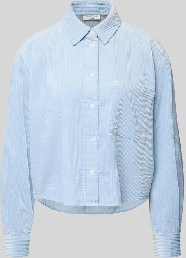 Marc O'Polo DENIM Relaxed fit overhemdblouse van puur katoen