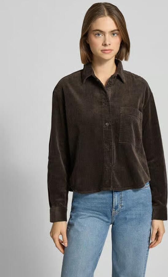 Marc O'Polo DENIM relaxed fit overhemdblouse van puur katoen - Foto 4