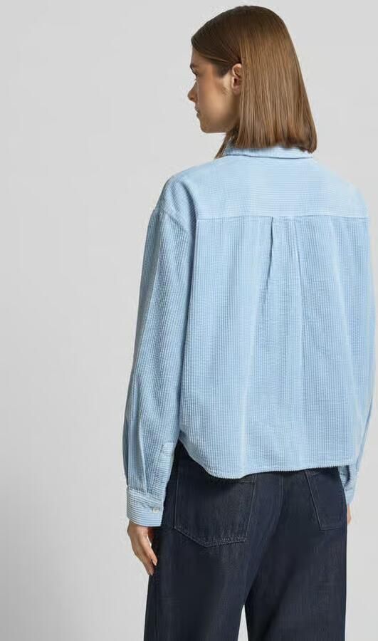 Marc O'Polo DENIM relaxed fit overhemdblouse van puur katoen - Foto 3
