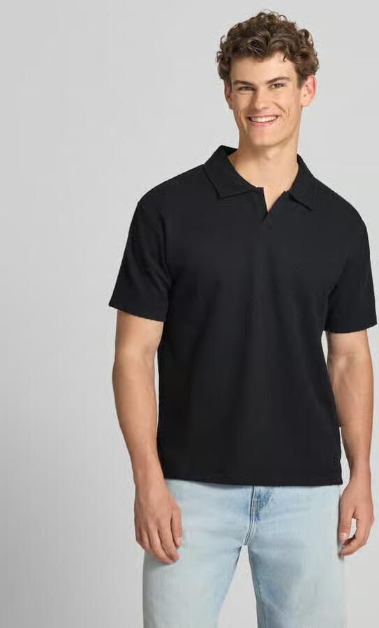 Marc O'Polo DENIM relaxed fit poloshirt van katoenmix - Foto 3