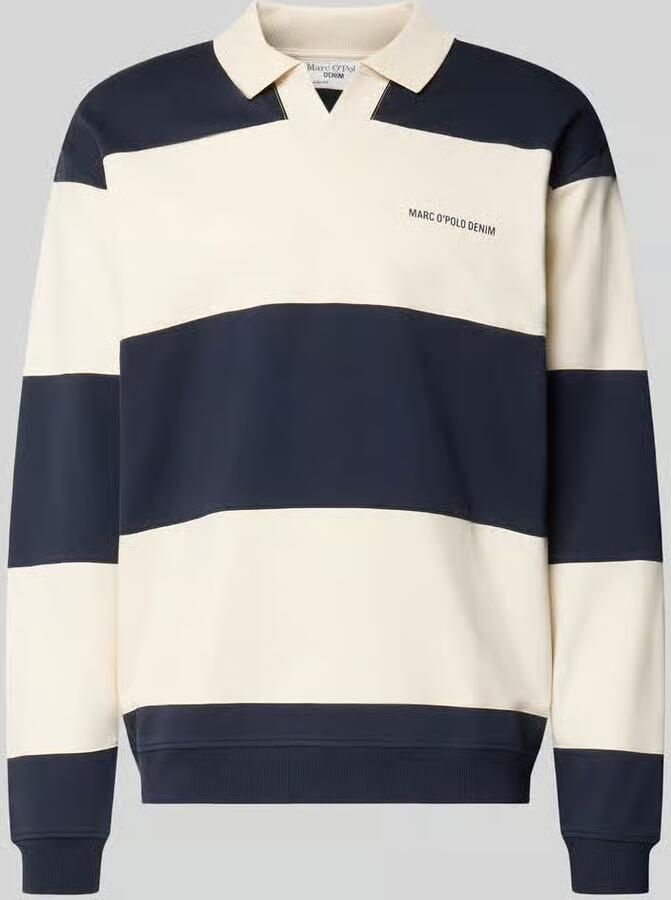 Marc O'Polo DENIM relaxed fit schipperstrui van puur katoen