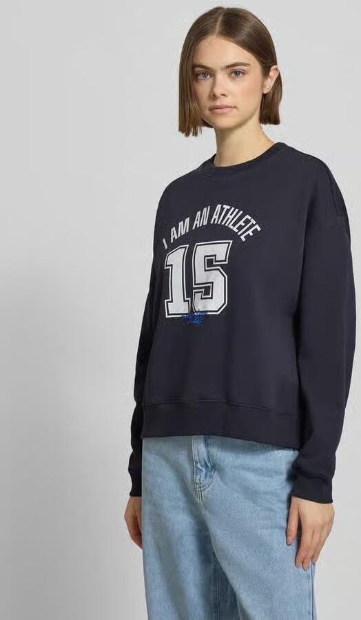 Marc O'Polo DENIM Relaxed fit sweatshirt van puur katoen - Foto 3