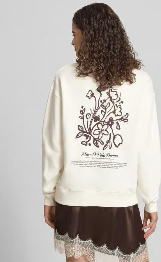 Marc O'Polo DENIM relaxed fit sweatshirt van puur katoen - Foto 2