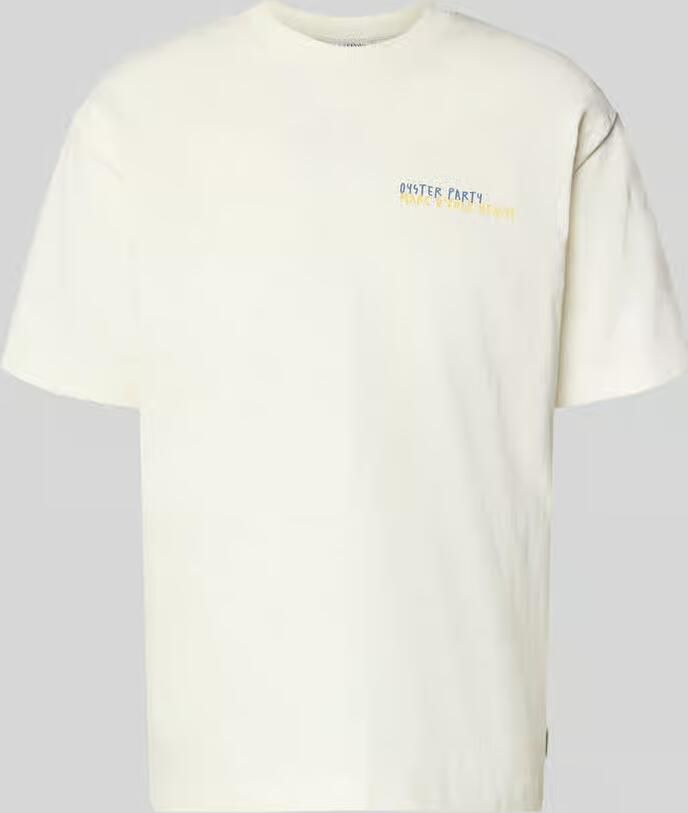 Marc O'Polo DENIM relaxed fit T-shirt van pure katoen met motiefprint - Foto 2