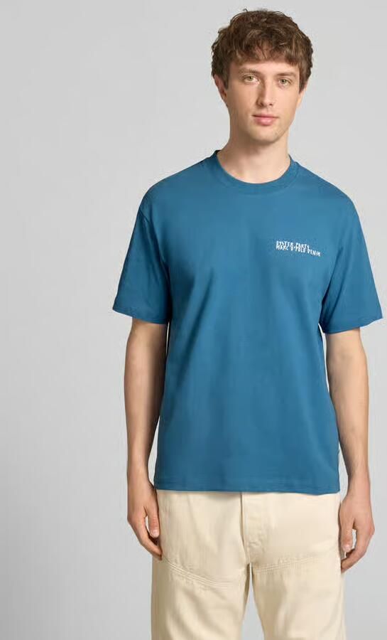 Marc O'Polo DENIM relaxed fit T-shirt van pure katoen met motiefprint - Foto 3