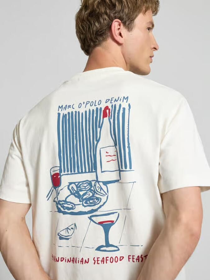 Marc O'Polo DENIM relaxed fit T-shirt van puur katoen