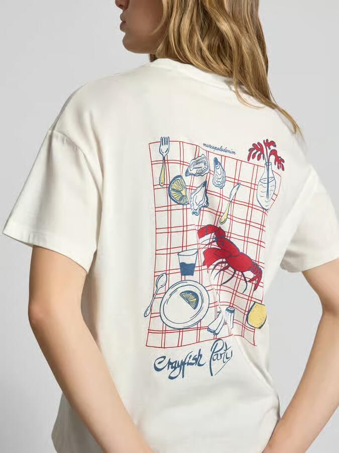 Marc O'Polo DENIM relaxed fit T-shirt van puur katoen special drop