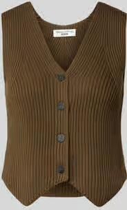 Marc O'Polo DENIM shaped fit bodywarmer van puur katoen