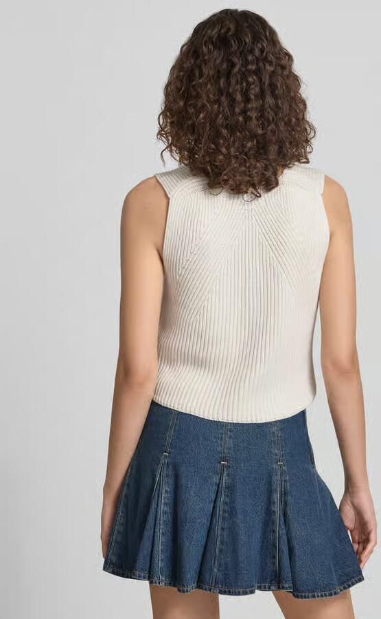Marc O'Polo DENIM shaped fit bodywarmer van puur katoen - Foto 3