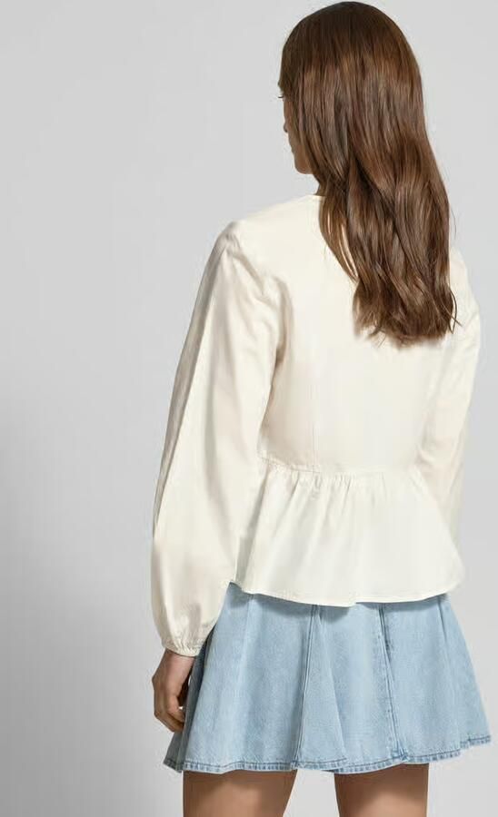 Marc O'Polo DENIM Slim fit blouse met lange mouwen van puur katoen - Foto 3