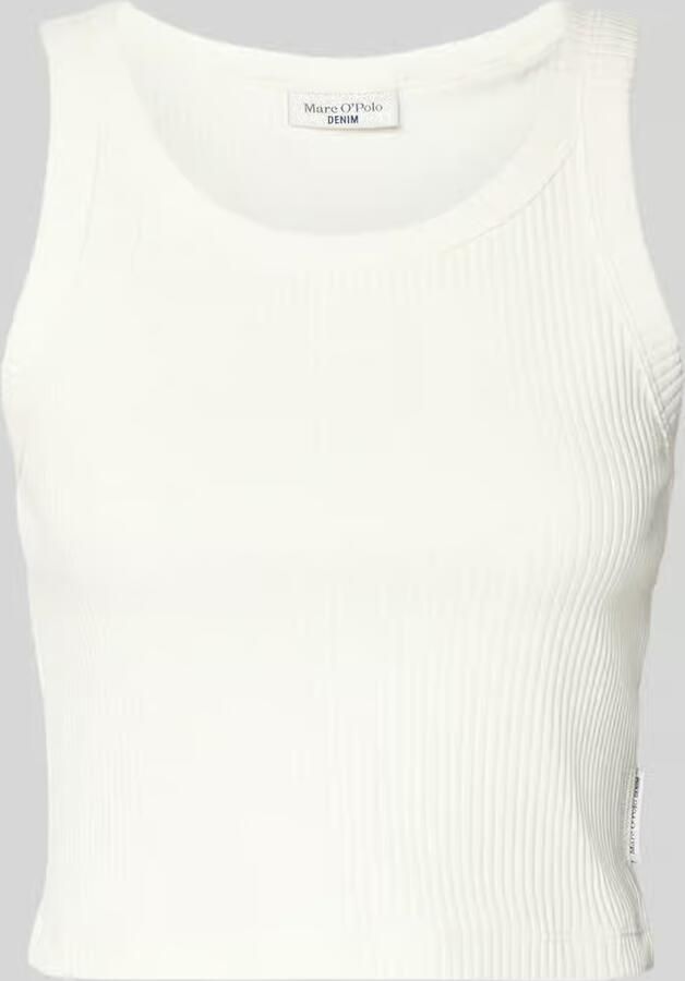 Marc O'Polo DENIM slim fit top van katoenmix - Foto 2