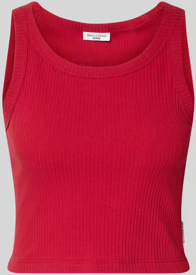 Marc O'Polo DENIM slim fit top van katoenmix - Foto 2