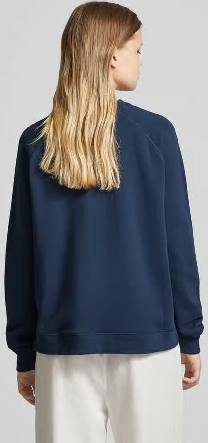 Marc O'Polo DENIM Sweatshirt In moderne O-vorm losjes gesneden met raglanmouwen