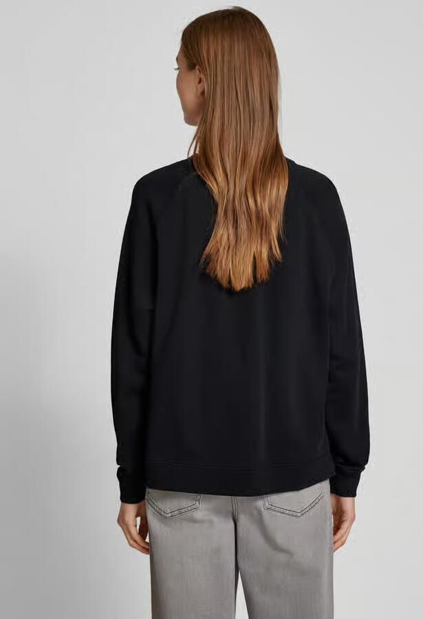 Marc O'Polo DENIM Sweatshirt In moderne O-vorm losjes gesneden met raglanmouwen