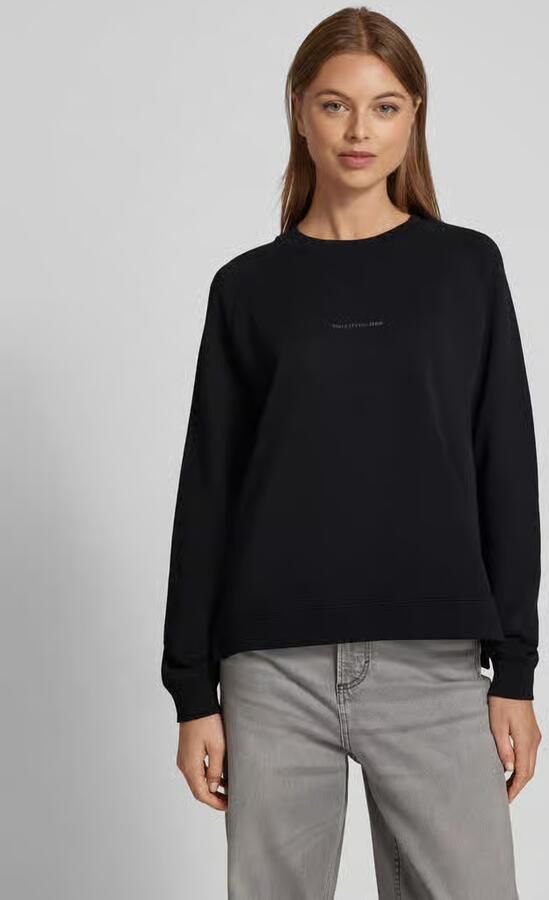 Marc O'Polo DENIM Sweatshirt In moderne O-vorm losjes gesneden met raglanmouwen - Foto 2