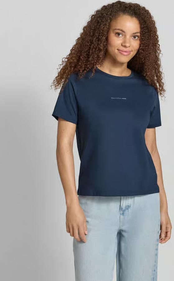Marc O'Polo DENIM T-shirt met labeldetail - Foto 5