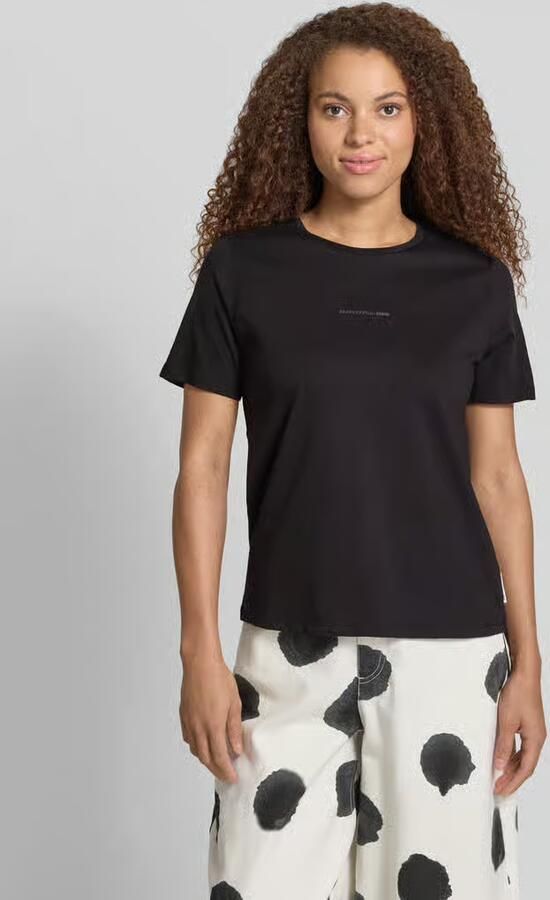 Marc O'Polo DENIM T-shirt met labeldetail - Foto 5