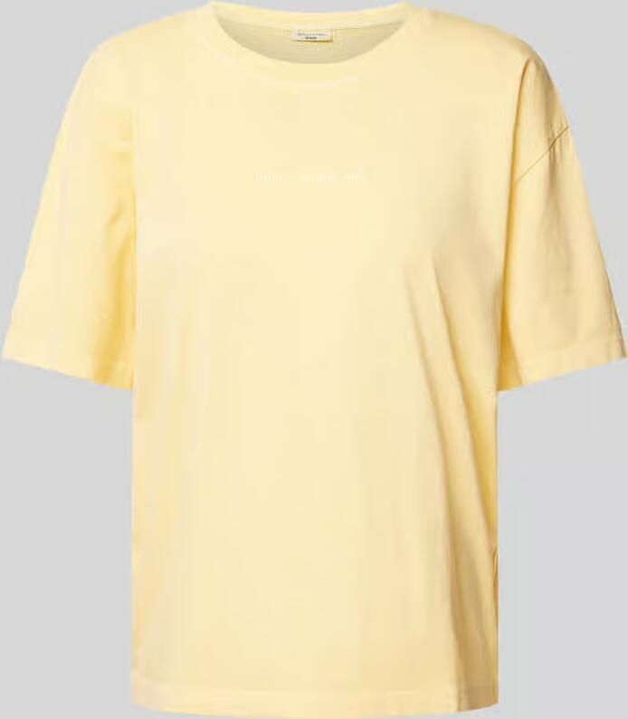 Marc O'Polo DENIM T-shirt met labelprint - Foto 2