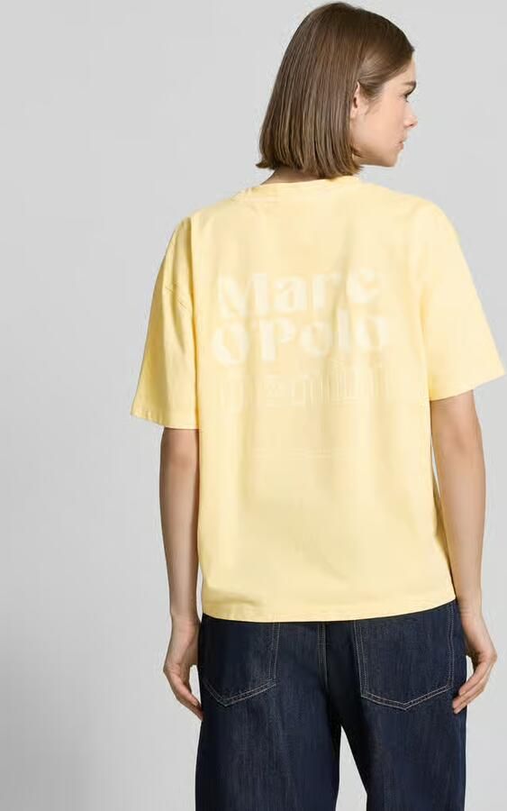 Marc O'Polo DENIM T-shirt met labelprint - Foto 3
