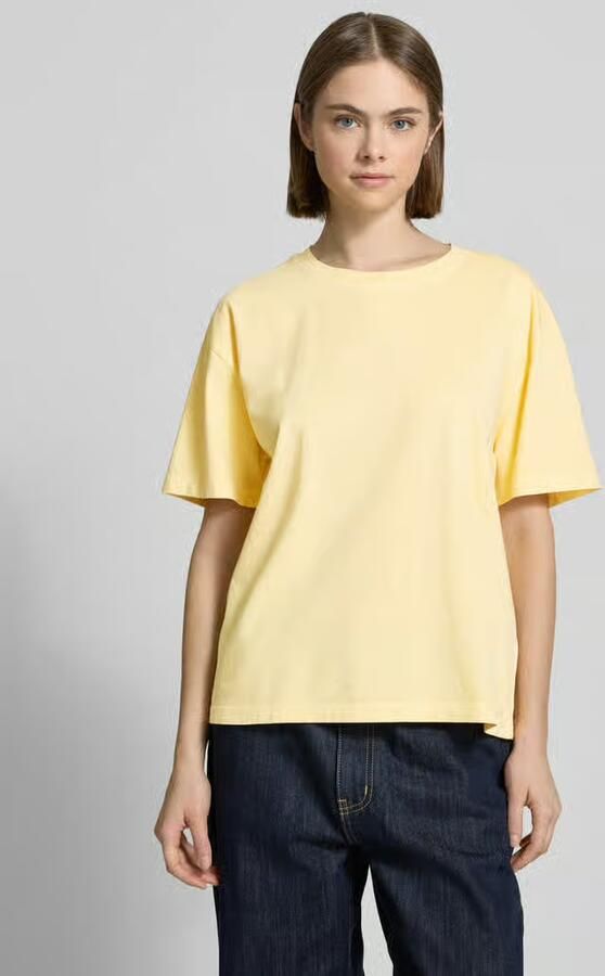 Marc O'Polo DENIM T-shirt met labelprint - Foto 4