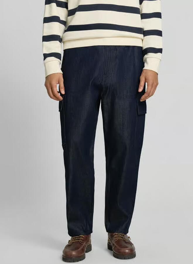 Marc O'Polo DENIM tapered fit jeans van mix van katoen en lyocell model 'Isak' - Foto 2