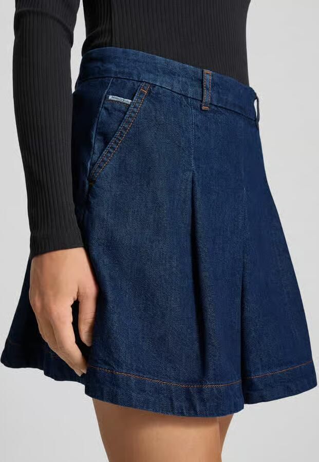 Marc O'Polo DENIM Uitlopende jeansrok van puur katoen - Foto 2