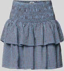 Marc O'Polo DENIM Uitlopende mini-rok van katoenmix