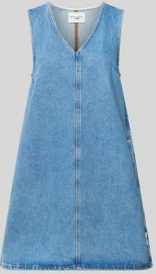Marc O'Polo DENIM Vloeiende jeansjurk van katoenmIx