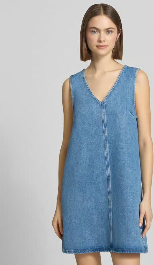 Marc O'Polo DENIM Vloeiende jeansjurk van katoenmIx - Foto 3