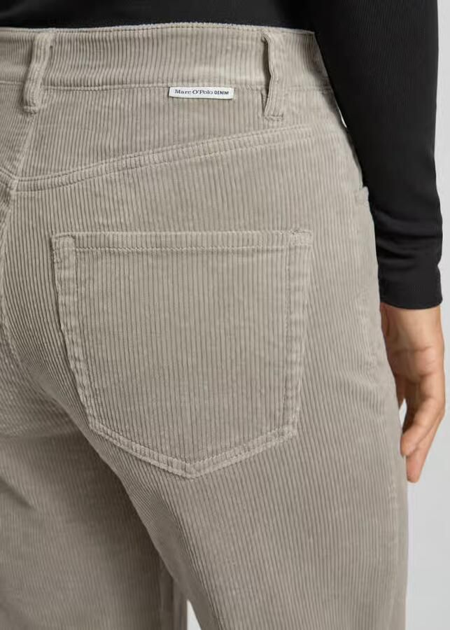 Marc O'Polo DENIM Wide leg corduroy broek van katoenmix - Foto 2