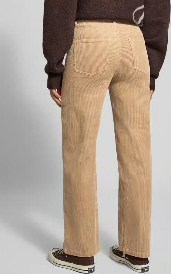 Marc O'Polo DENIM Wide Leg corduroy broek van katoenmix model 'Tomma' - Foto 3