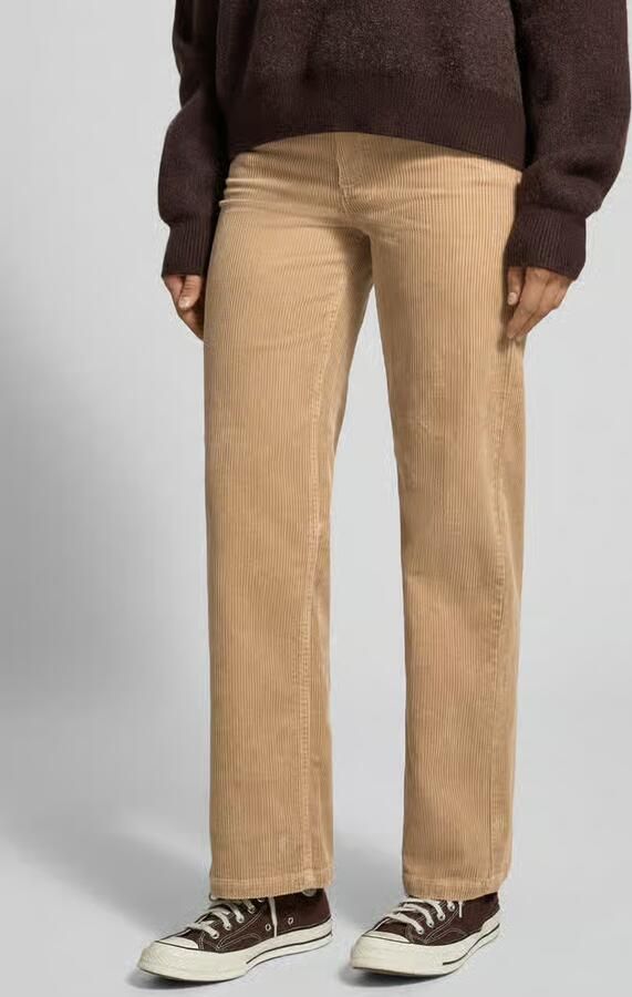 Marc O'Polo DENIM Wide Leg corduroy broek van katoenmix model 'Tomma' - Foto 2