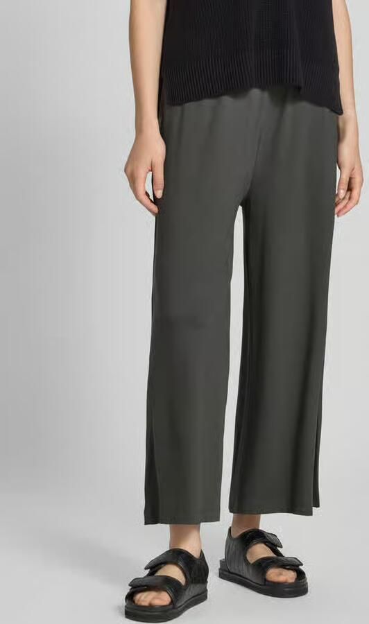 Marc O'Polo DENIM Wide leg culotte van viscosemix - Foto 2