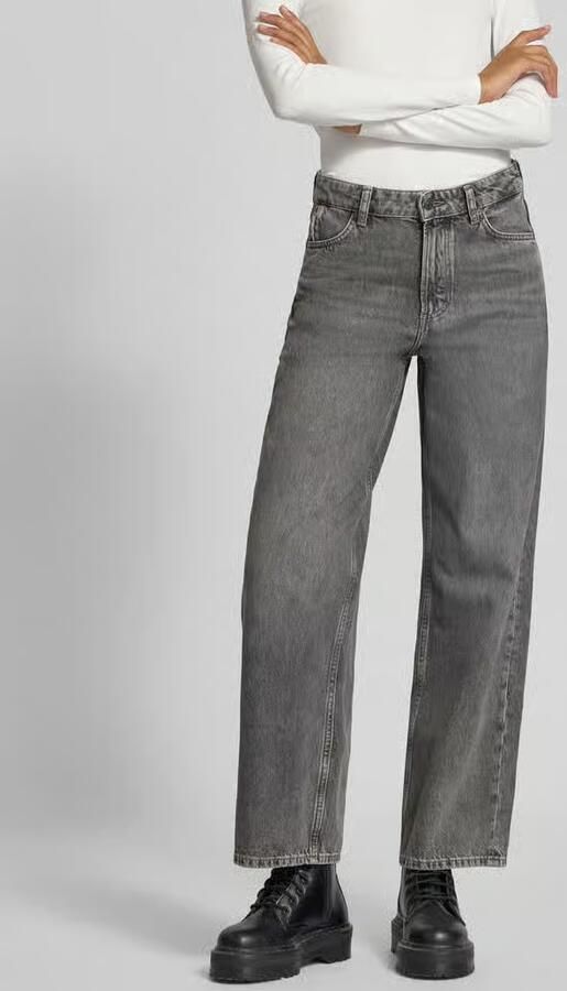 Marc O'Polo DENIM Wide leg jeans van zuiver katoen - Foto 2