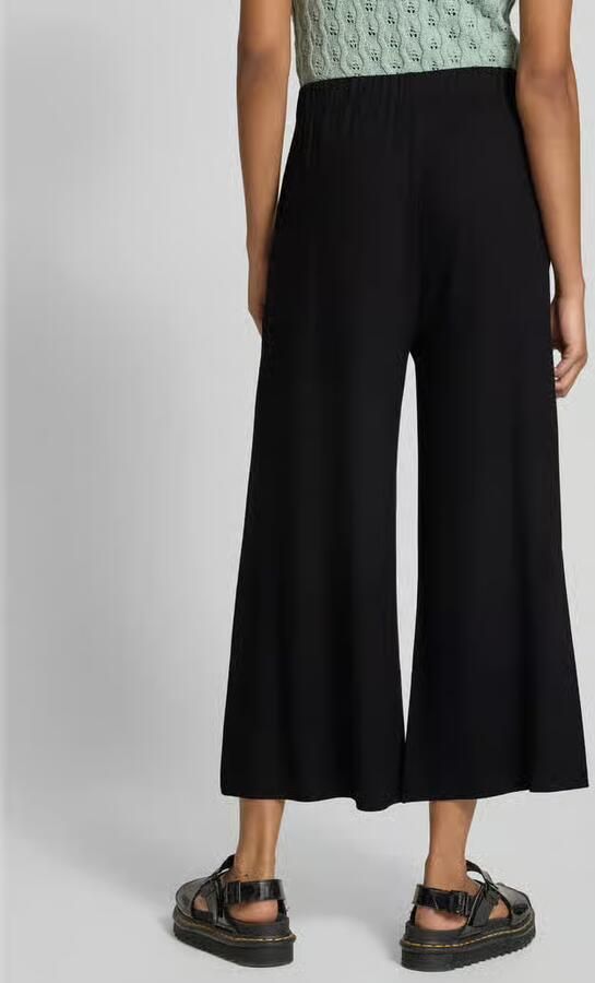 Marc O'Polo DENIM Wide leg stoffen broek met verkort model