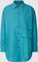 Marc O'Polo Oversized long sleeve shirt blouse Blauw Dames - Thumbnail 1