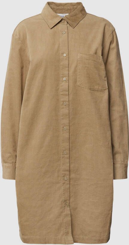 Marc O'Polo Babycord overhemd relaxed Beige Dames