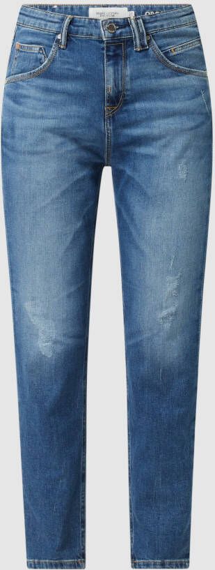 Marc O'Polo DENIM Relaxed fit mid rise jeans met stretch model 'Freja'