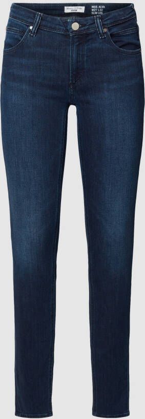 Marc O'Polo DENIM Skinny fit jeans met labelpatch