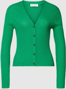 Marc O'Polo Gebreid jack in riblook