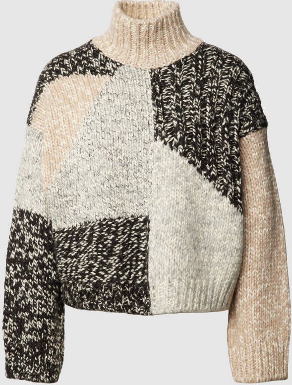 Marc O'Polo Gebreide pullover met all-over motief